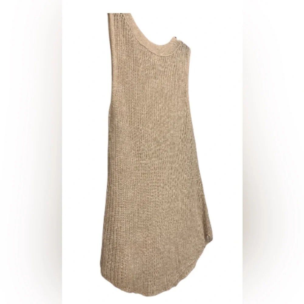 EILEEN FISHER Knit Tank Top In Oatmeal Colorway Medium - Picture 4 of 11